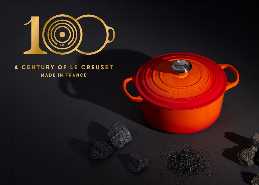 Le Creuset at 100: A Century of Iconic Cast Iron Cookware Le Creuset - celebrating 100 years of French craftsmanship