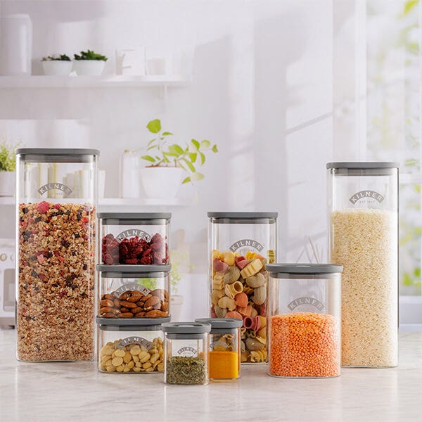 Kilner Fresh Storage Square Jar 500ml