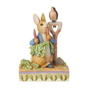 Beatrix Potter by Jim Shore Then He Ate Some Radishes Peter Rabbit Figurine