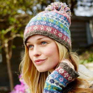Pachamama Bloomsbury Bobble Beanie Hat Cool